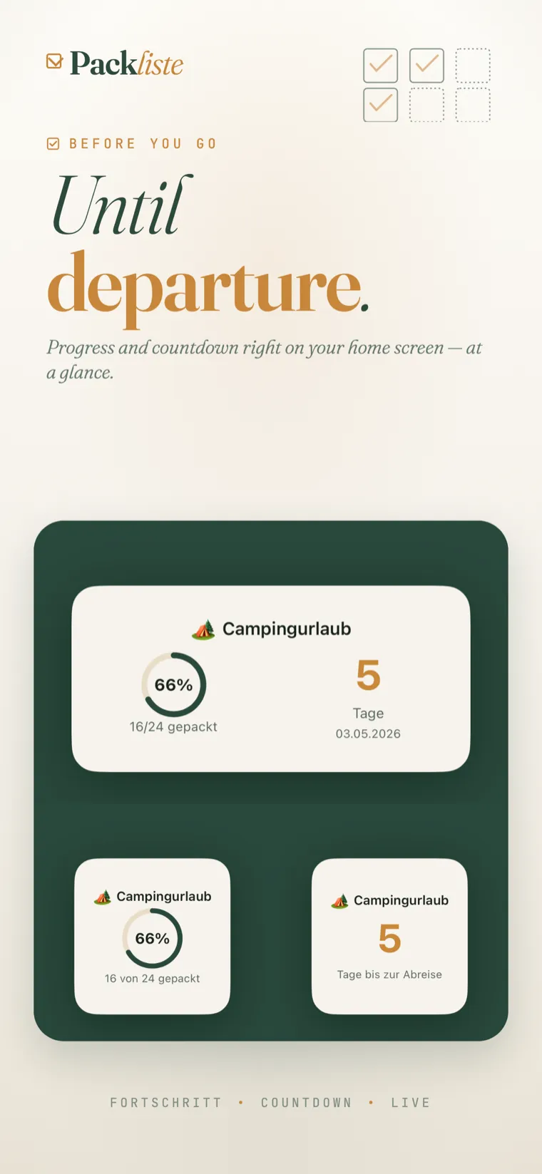 Packliste screenshot 8