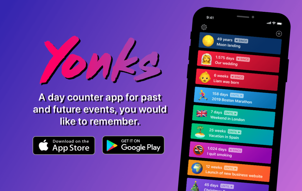 Yonks - Der Day-Counter mit Persönlichkeit