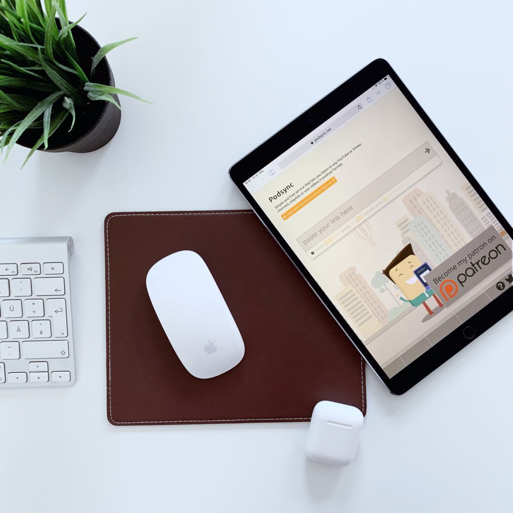 iPad with Podsync